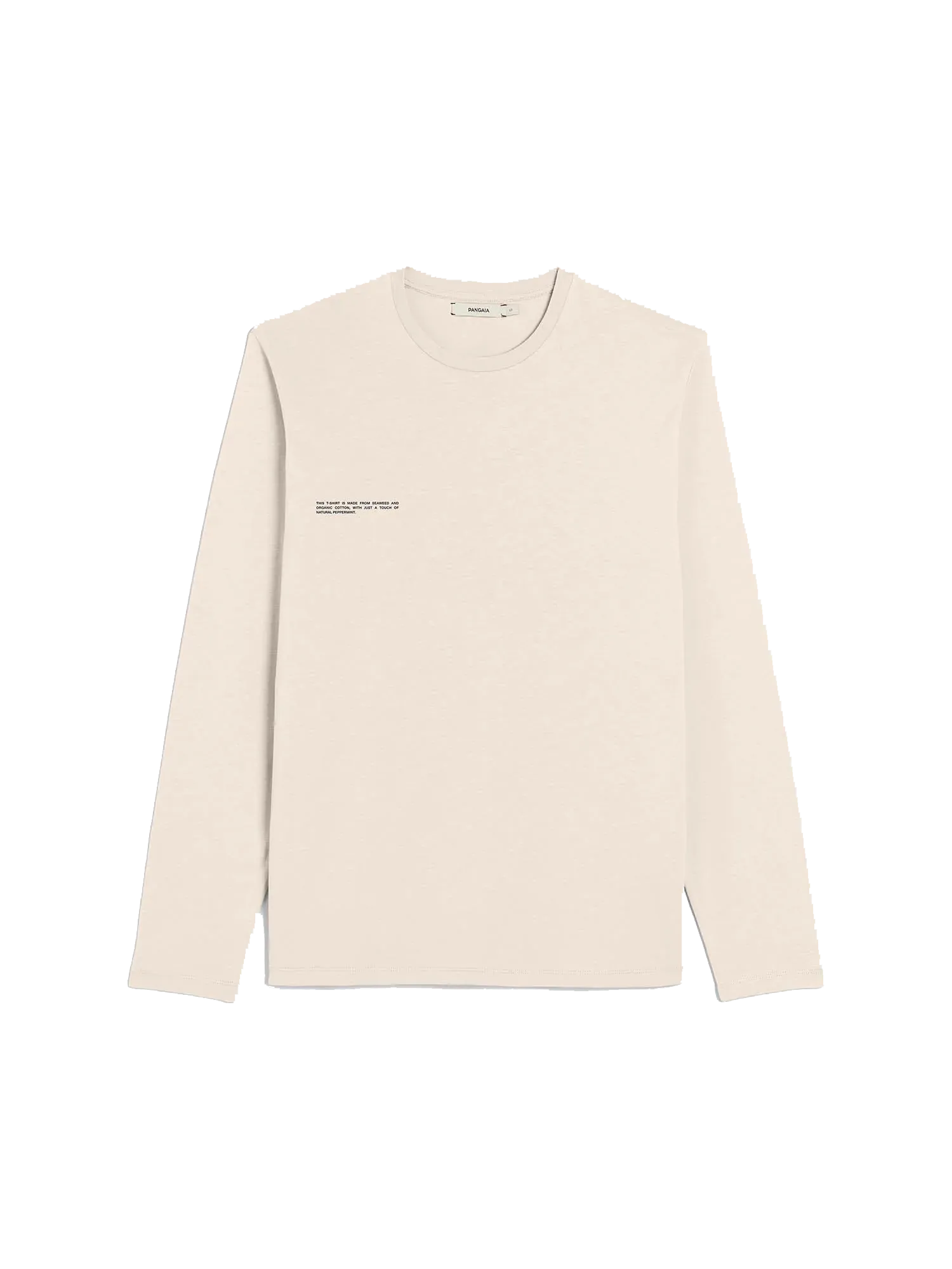 Organic Cotton Long Sleeve T-shirt with C-FIBER™—sand