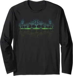 Outdoor Forest Trees Nature Lover Wildlife Nature Long Sleeve T-Shirt
