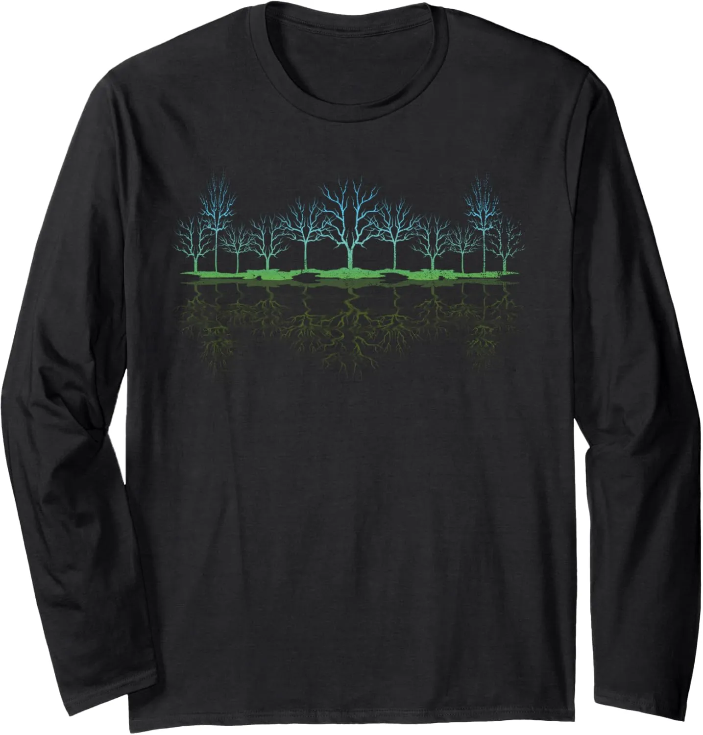 Outdoor Forest Trees Nature Lover Wildlife Nature Long Sleeve T-Shirt