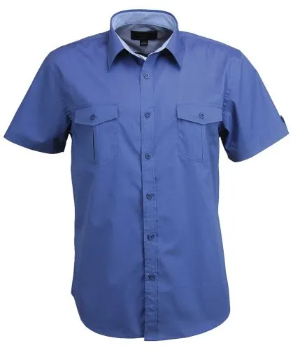 Outline Lightweight Mini Check Business Shirt
