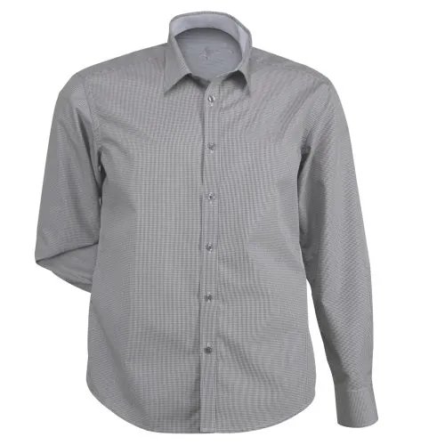 Outline Lightweight Mini Check Business Shirt