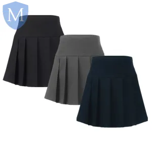 Plain Senior Full Pleat Panel Girls Skirt (POA)
