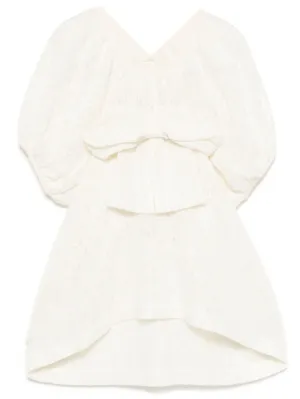 Rayon Nylon Needle Lace Treate Blouse