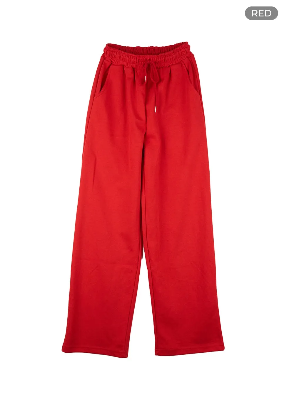 Relaxed Fit Banded Cotton Sweatpants CS426