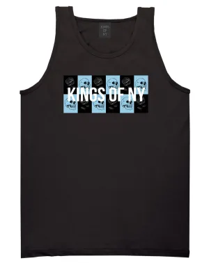Skull And Rose Box Logo Mens Tank Top Shirt