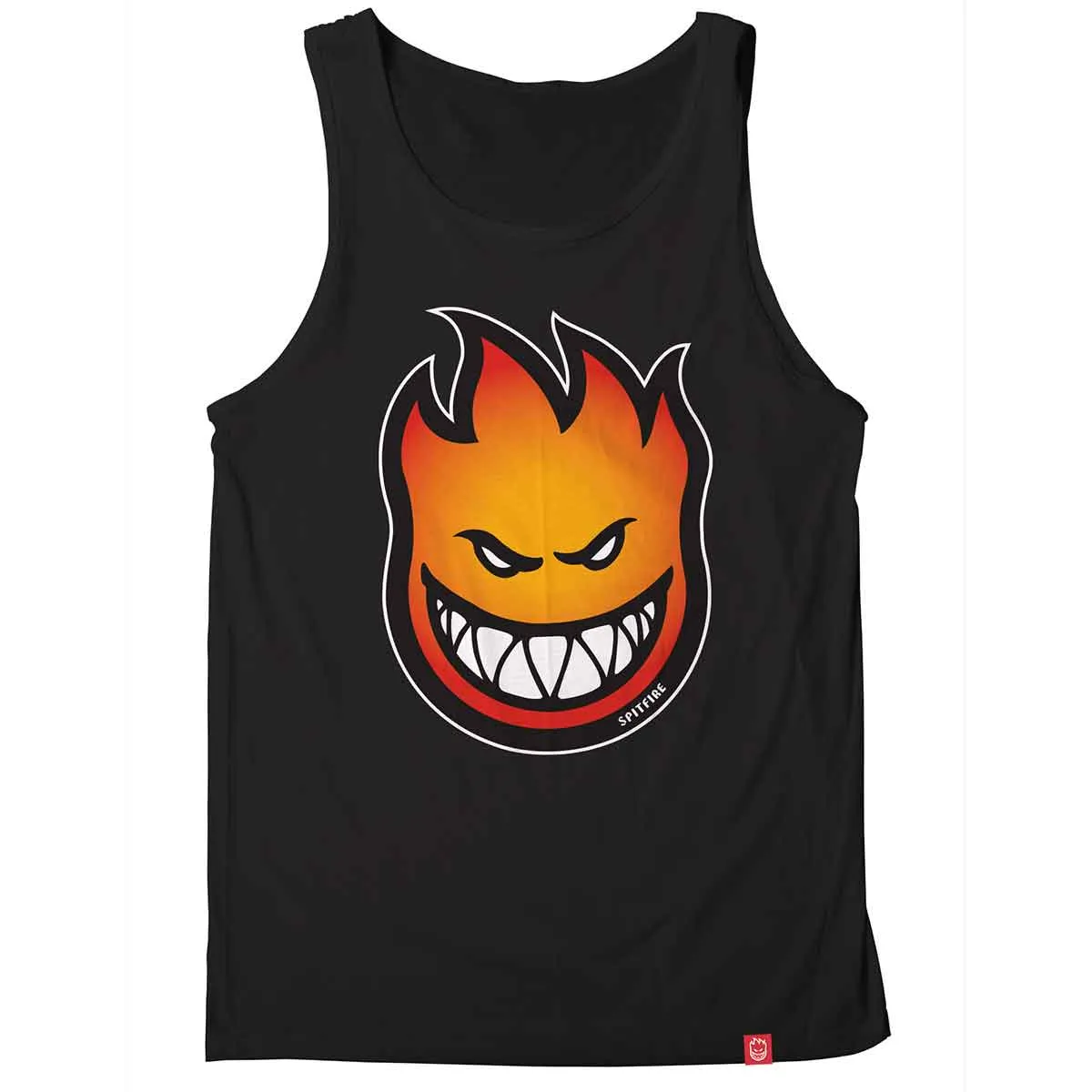 SPITFIRE BIGHEAD FADE FILL TANK BLACK/ORANGE/YELLOW
