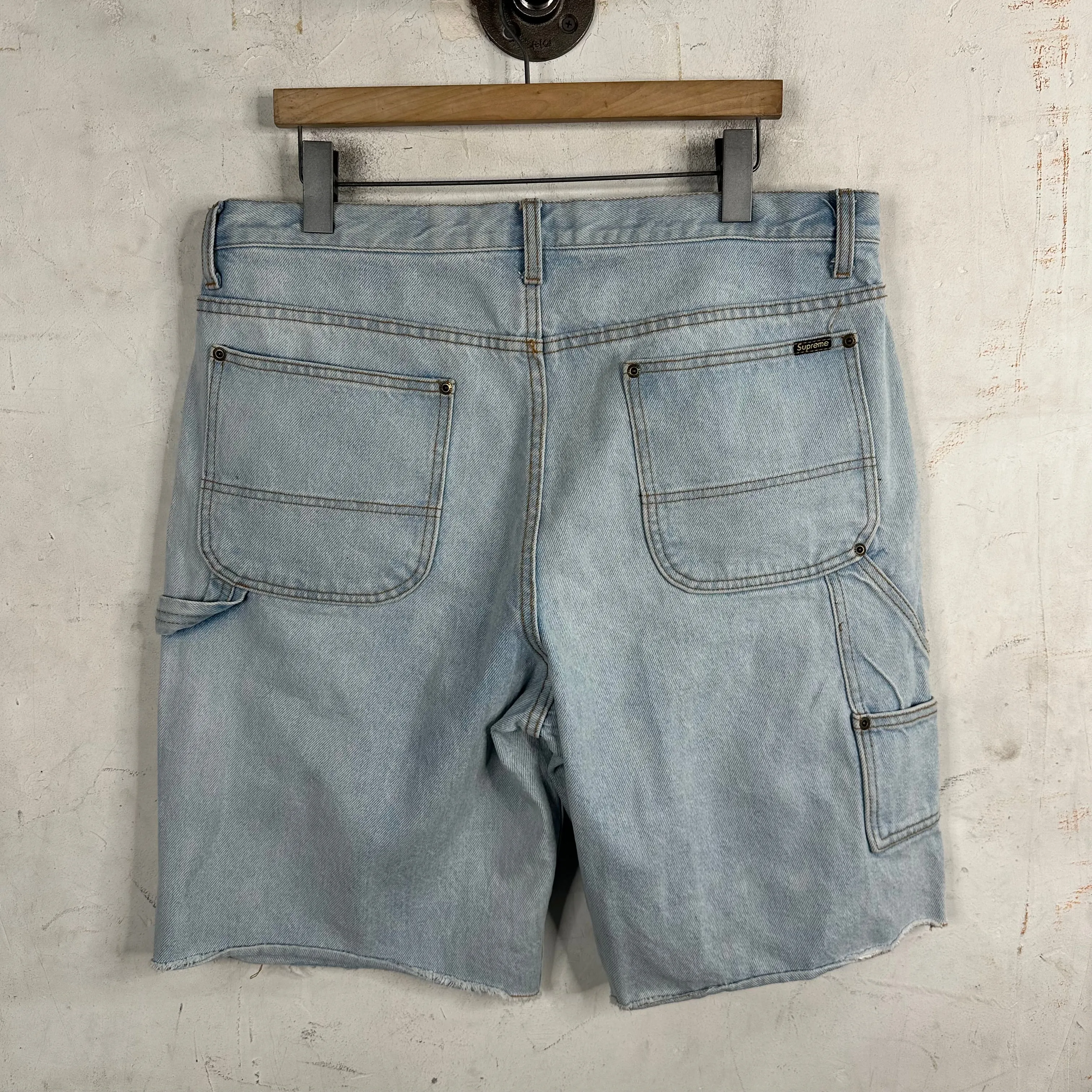 Supreme Denim Carpenter Cutoff Shorts