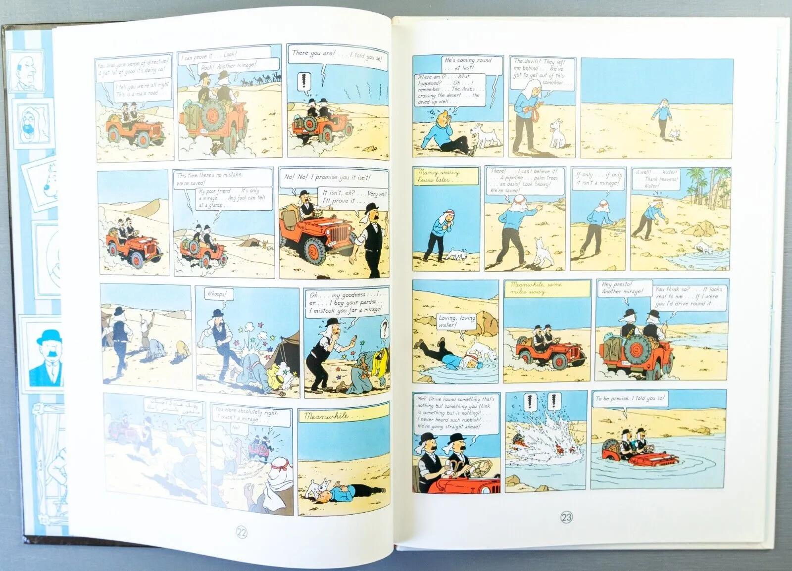 Tintin Land of Black Gold: Egmont 2000s Hardback Book UK Edition