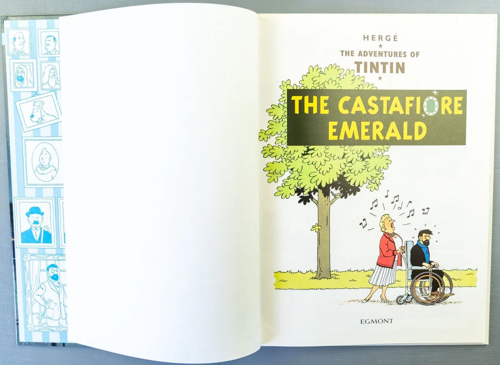 Tintin The Castafiore Emerald: Egmont 2000s Hardback Book UK Edition