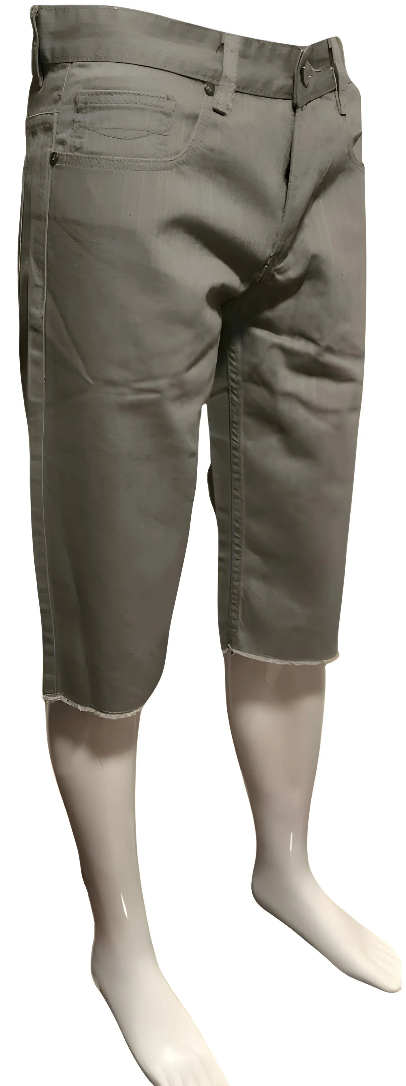 ^VICTORIOUS^ (GREY) DENIM SHORTS (WAIST 32'')