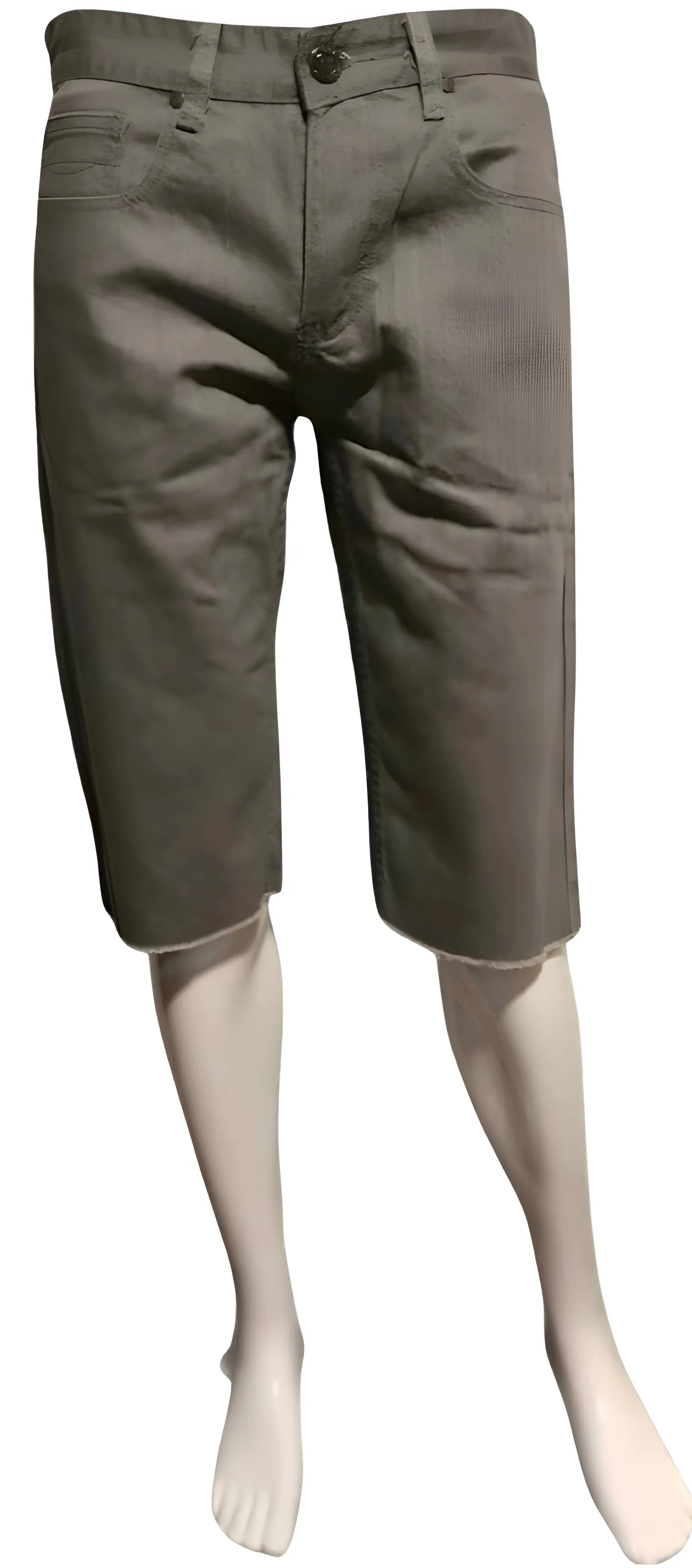 ^VICTORIOUS^ (GREY) DENIM SHORTS (WAIST 32'')