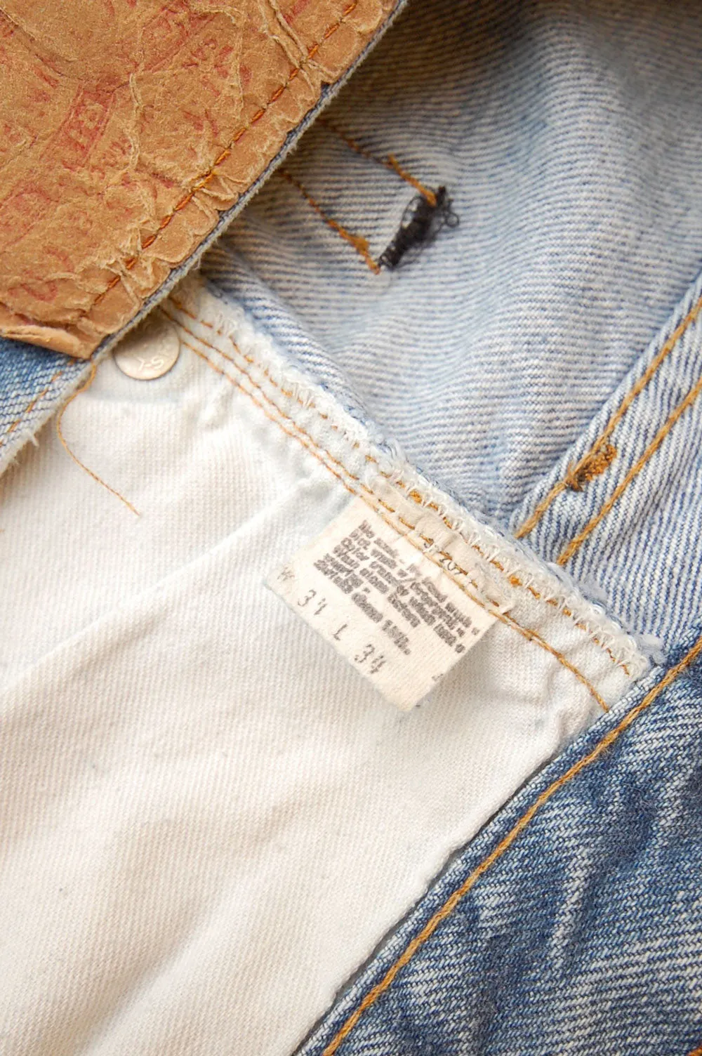 Vintage Levi's 501 Late 1970's Redline Selvedge USA Cutoff Denim Shorts (JYJ0524-231)