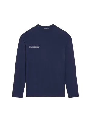 Women C-FIBER™ Pure Long Sleeve T-shirt—navy blue