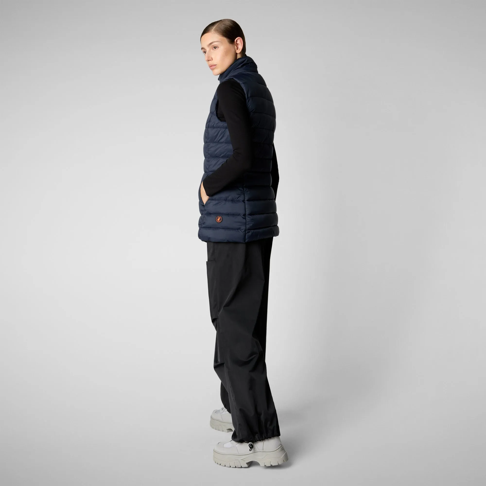 Women's vest norah in blue black